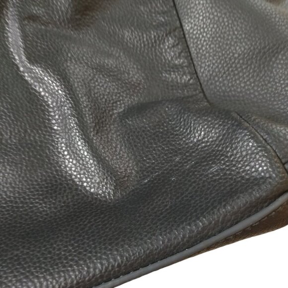 B-low The Belt Mila Blue Pebbled Leather Double Strap Crossbody Tote Bag Purse - Picture 2 of 8